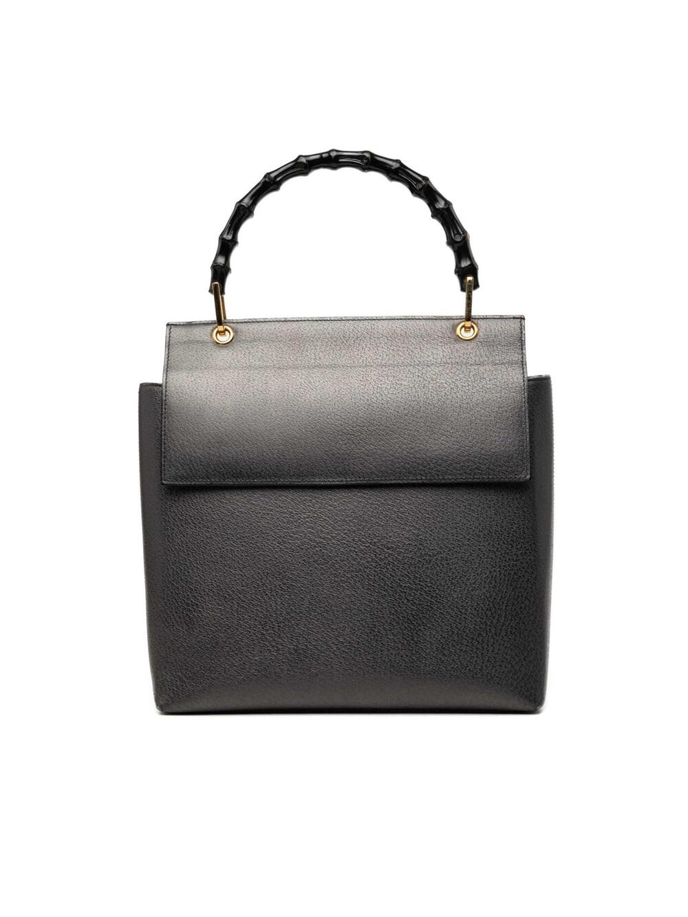 Gucci Calfskin Bamboo Flap Top Handle #346883G33B
